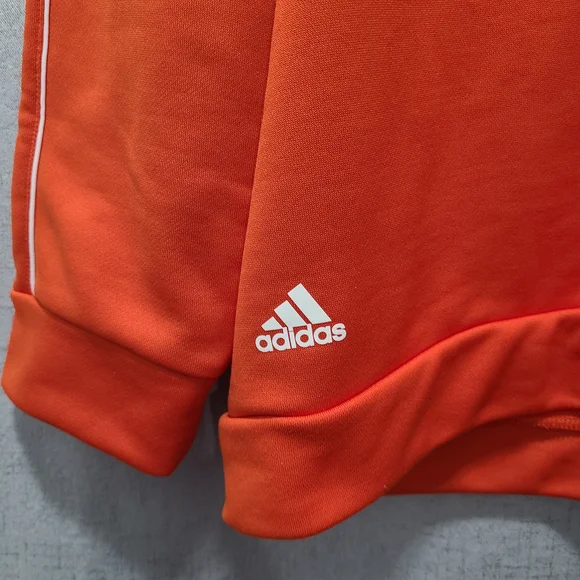 Adidas Orange Quarter-Zip Pullover - Picture 6 of 11